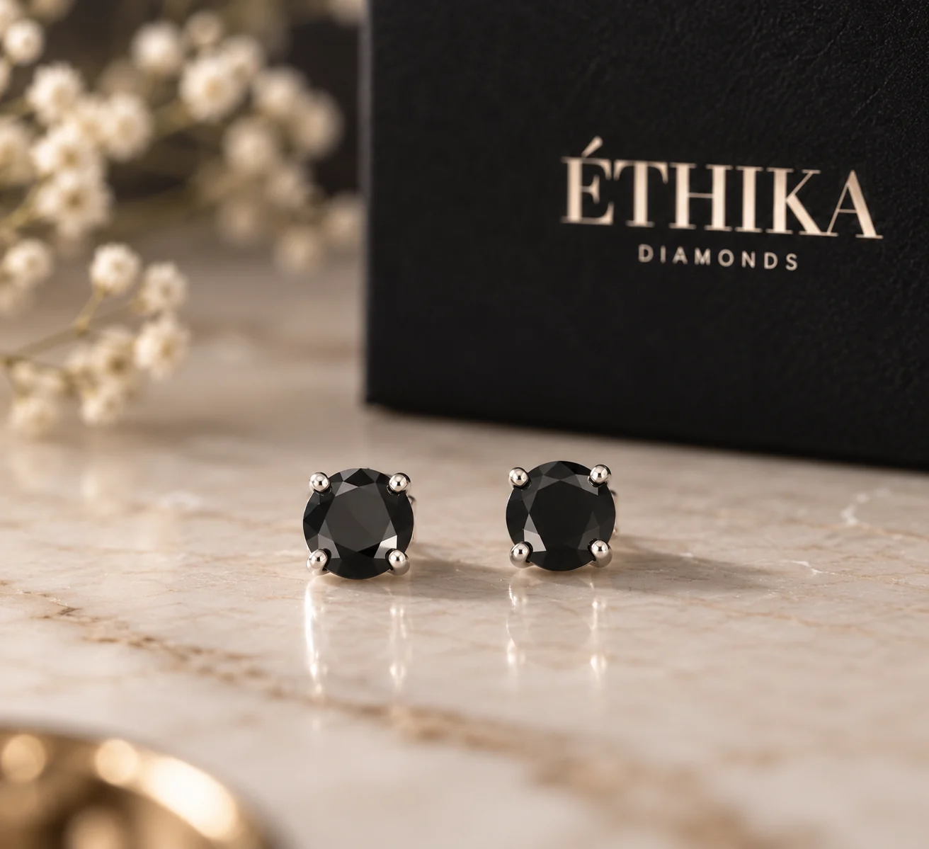 Pendientes Black de ÉTHIKA