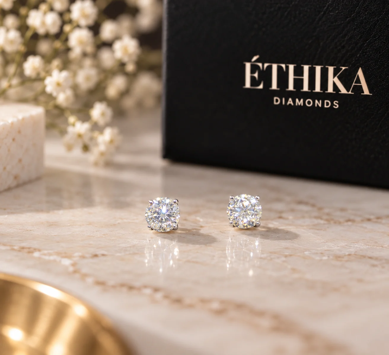 Pendientes White de ÉTHIKA